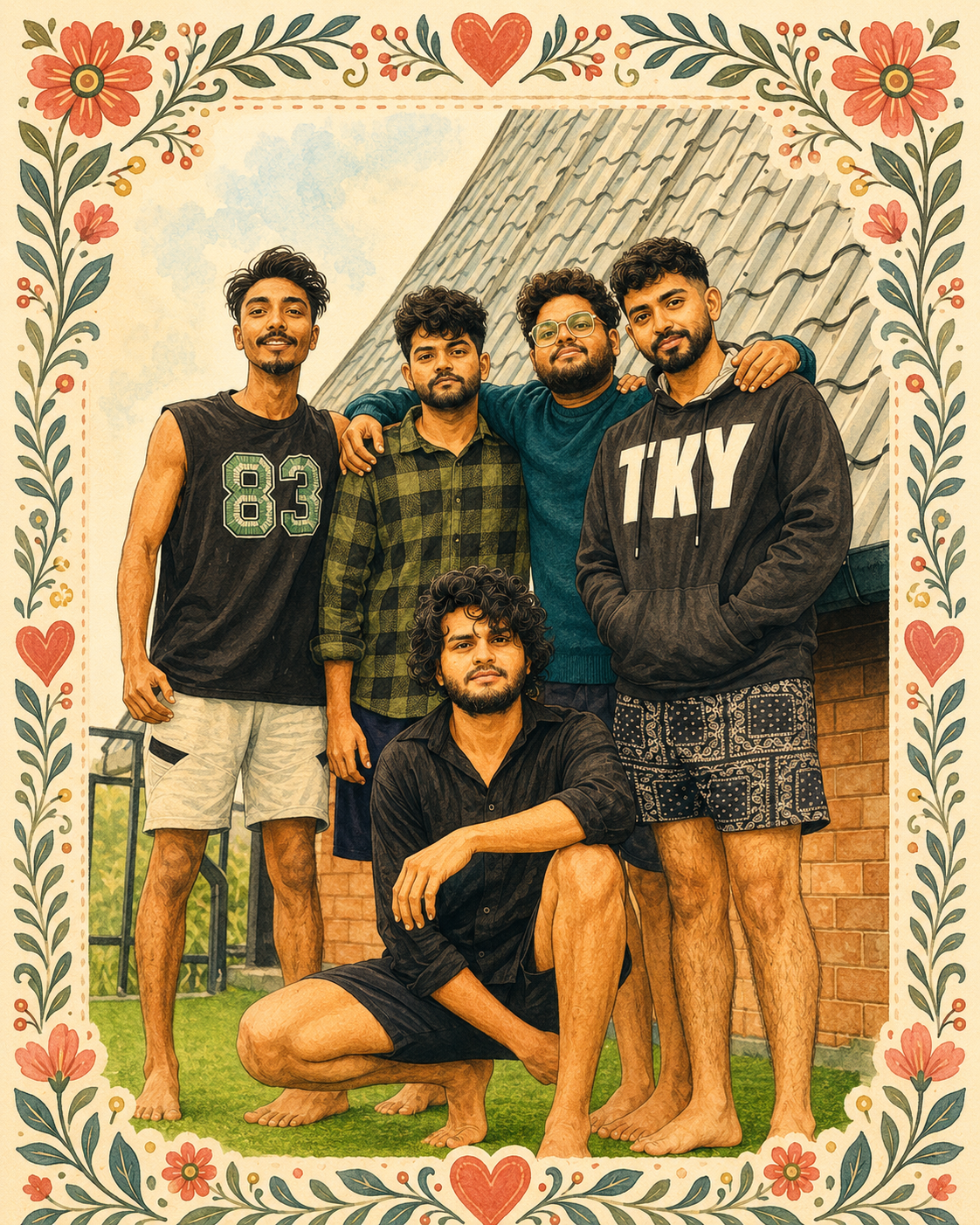 Custom Storybook Family Portrait – A Memory You’ll Treasure Forever