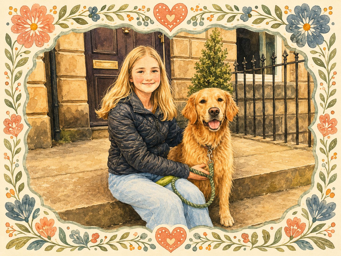 Custom Storybook Family Portrait – A Memory You’ll Treasure Forever